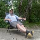 Big Six Armchair Asphalt