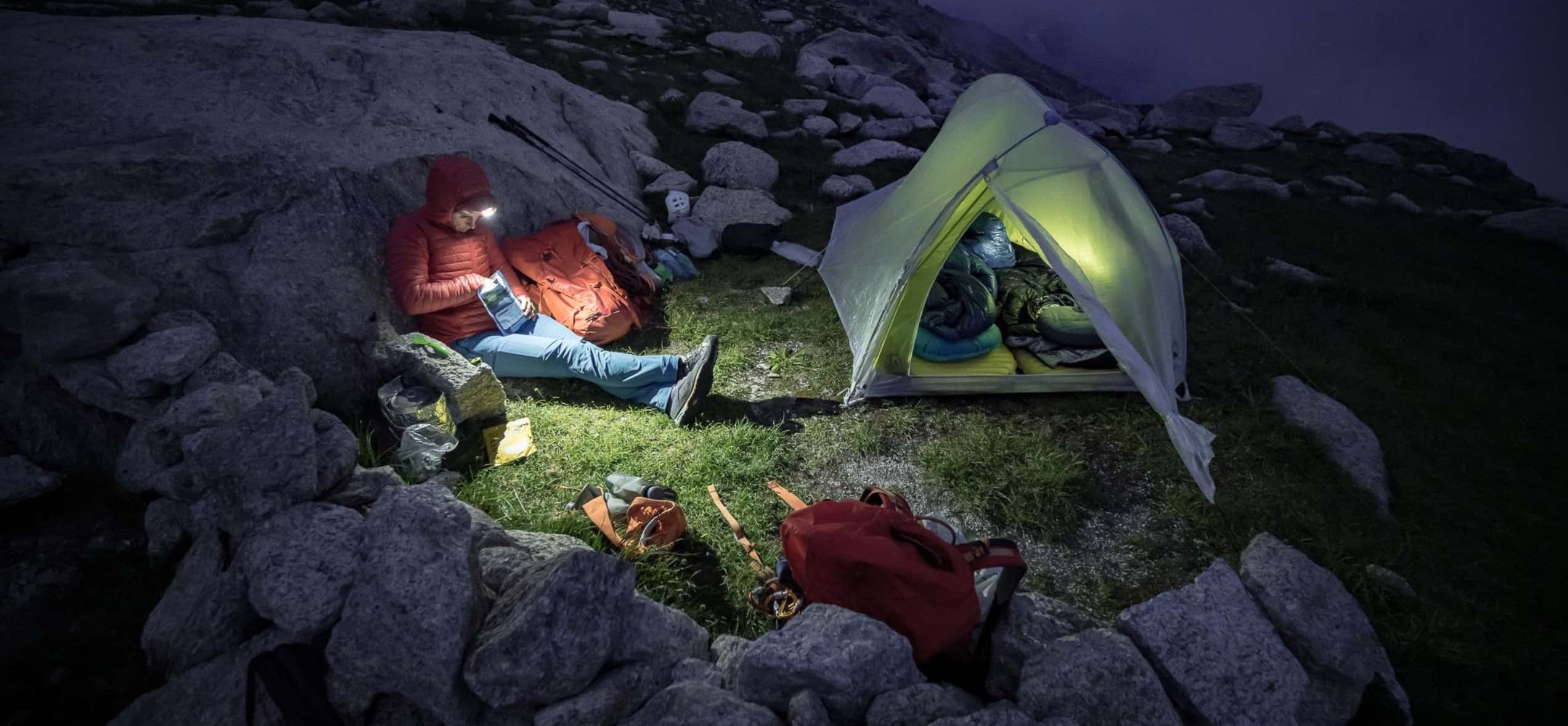 bivouac de nuit montagne