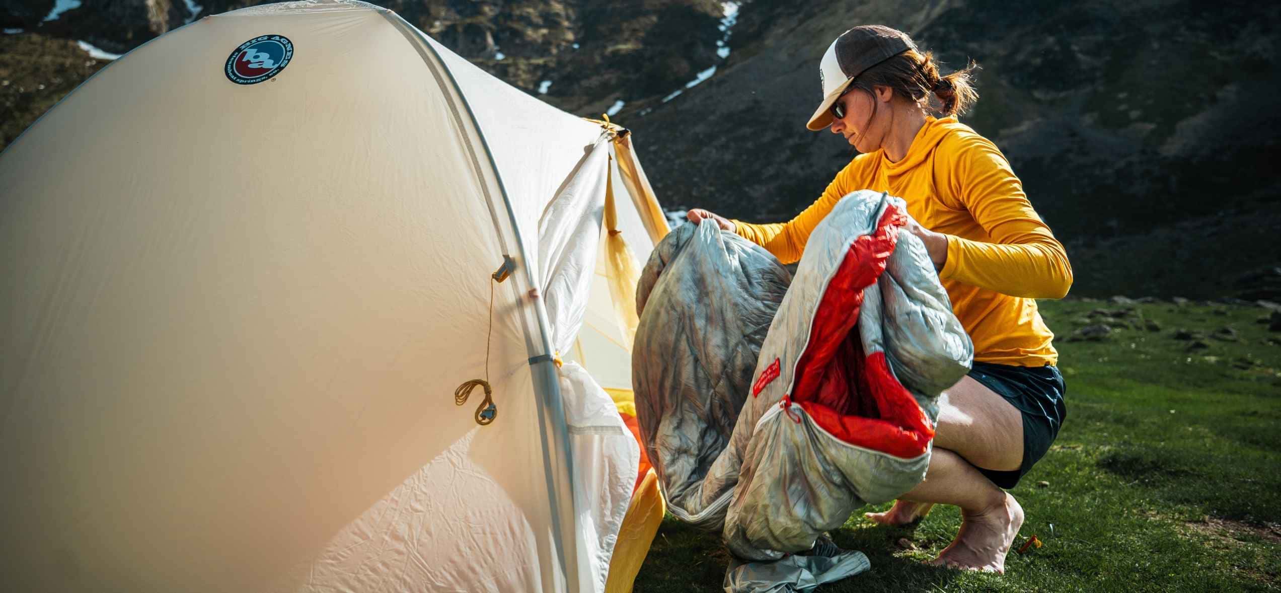 réparer son sac de couchage