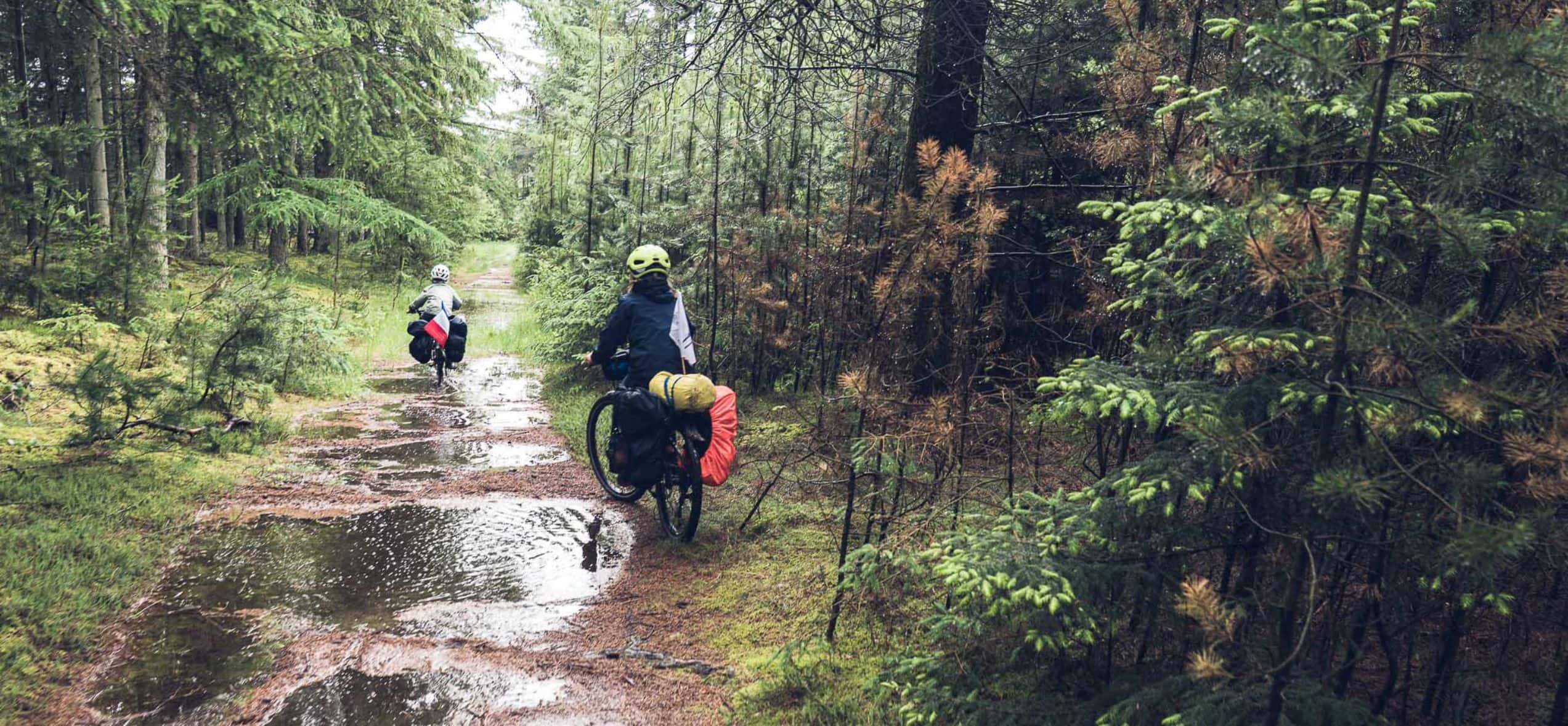 bikepacking en famille aventure