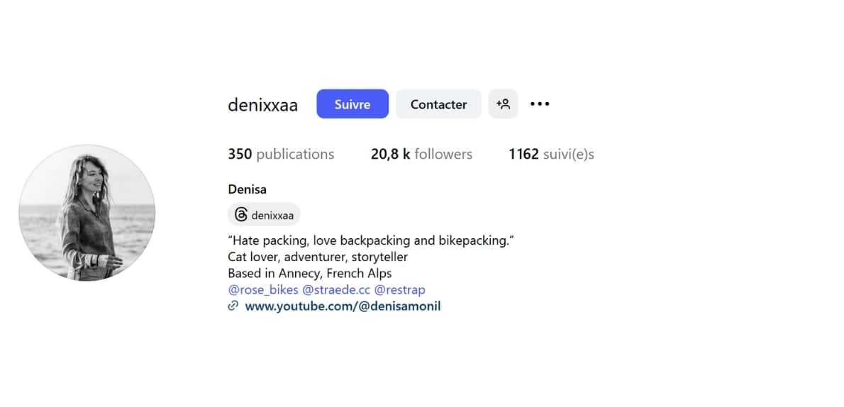 réseaux sociaux de Denixxaa