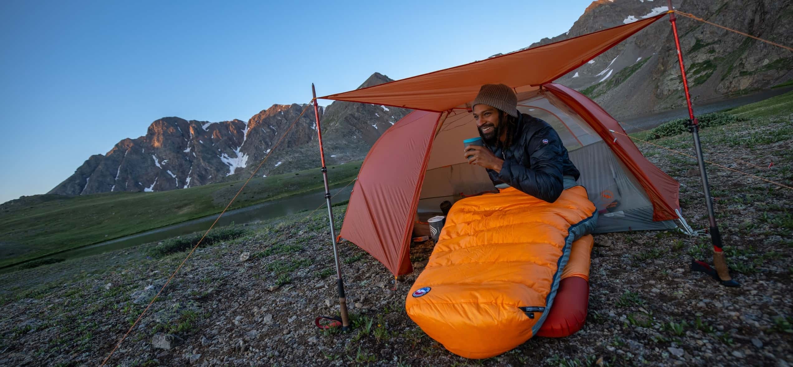 sac de couchage en duvet extensible big agnes torchlight