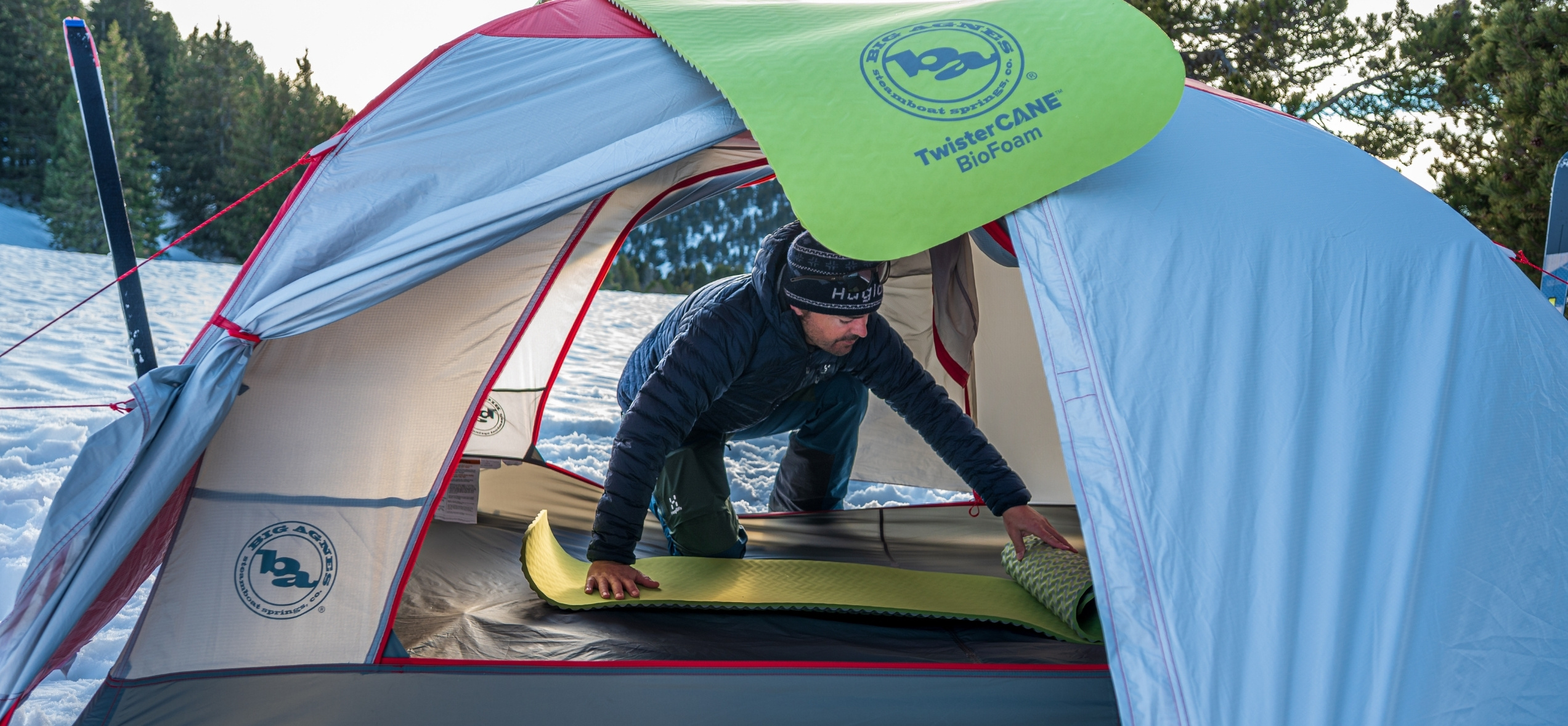 twistercane biofoam matelas de trekking en mousse