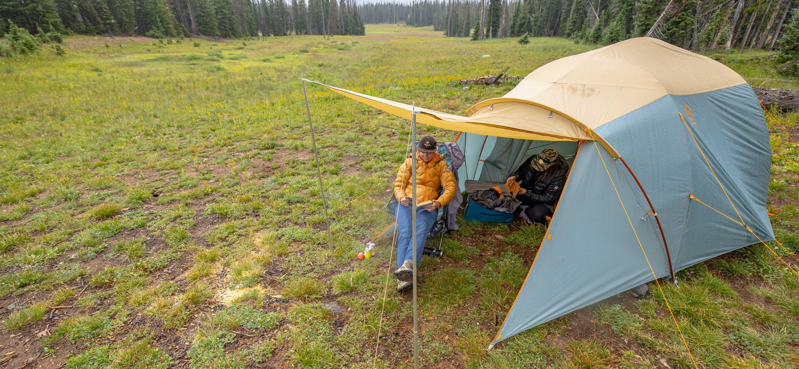 tente de camping 6 personnes big agnes bunk house 6
