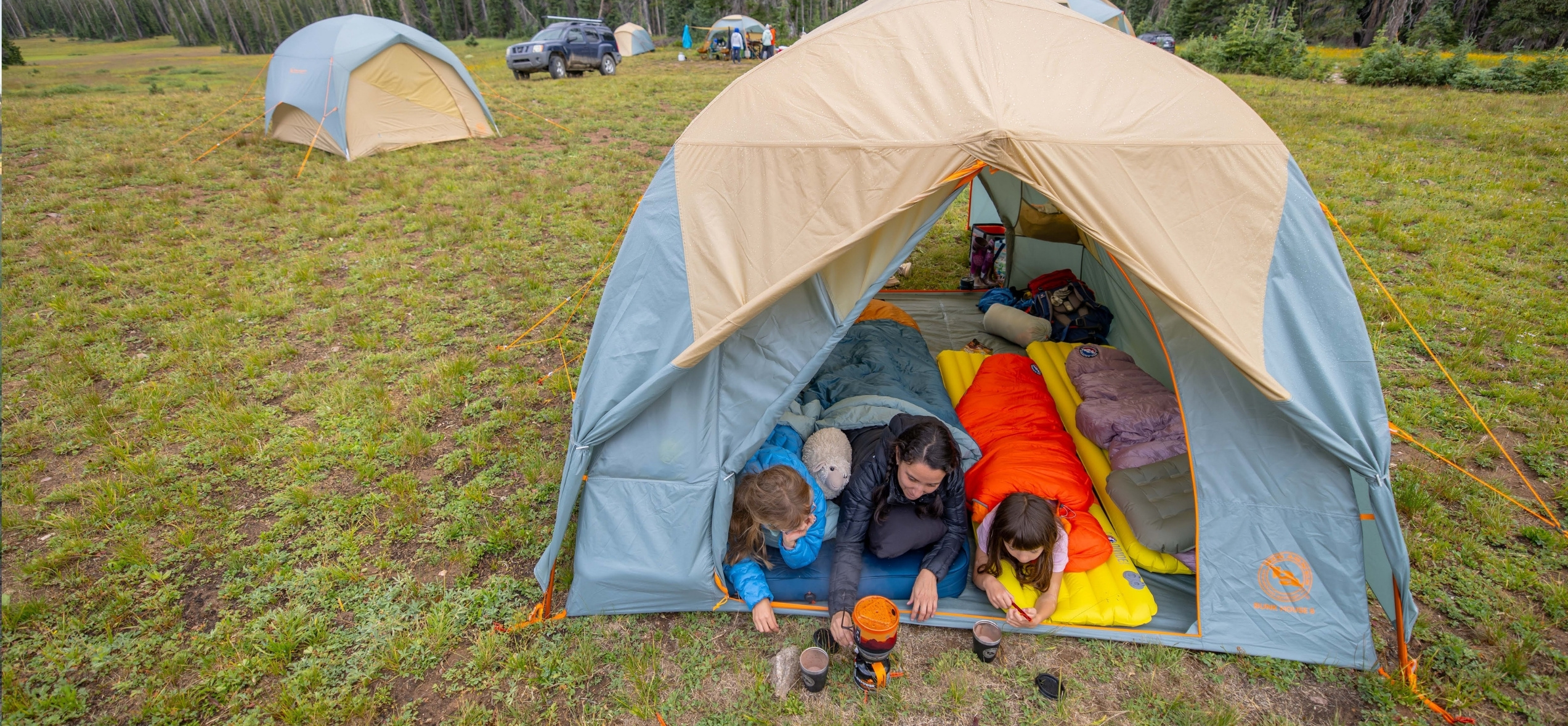 tente de camping 6 personnes big agnes bunk house 6