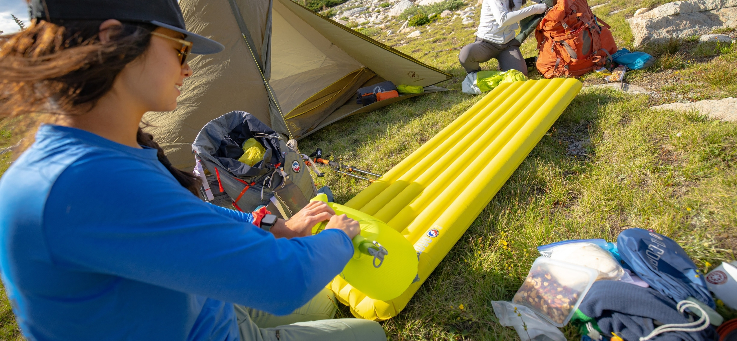 big agnes divide insulated matelas de randonnee leger