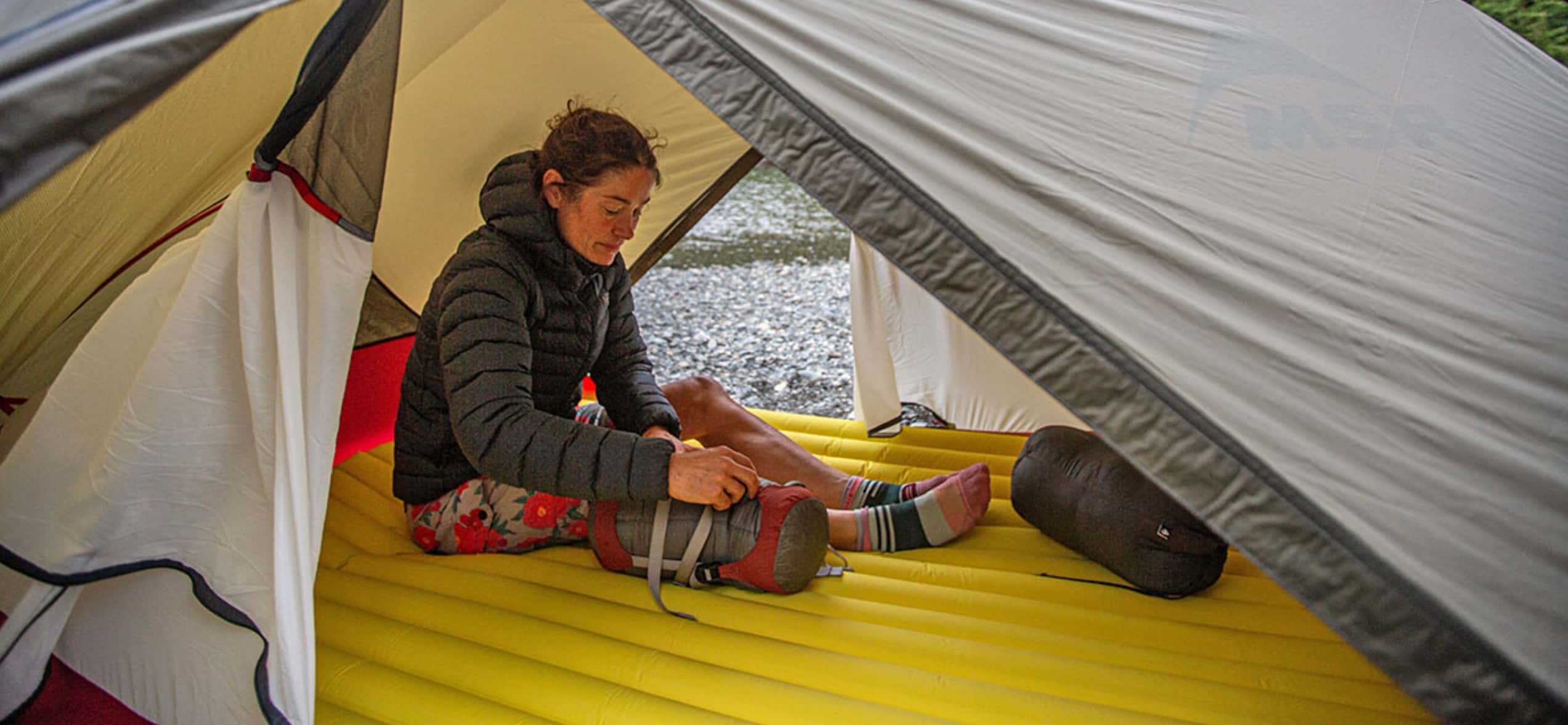 matelas de trek 2 places big agnes divide double wide