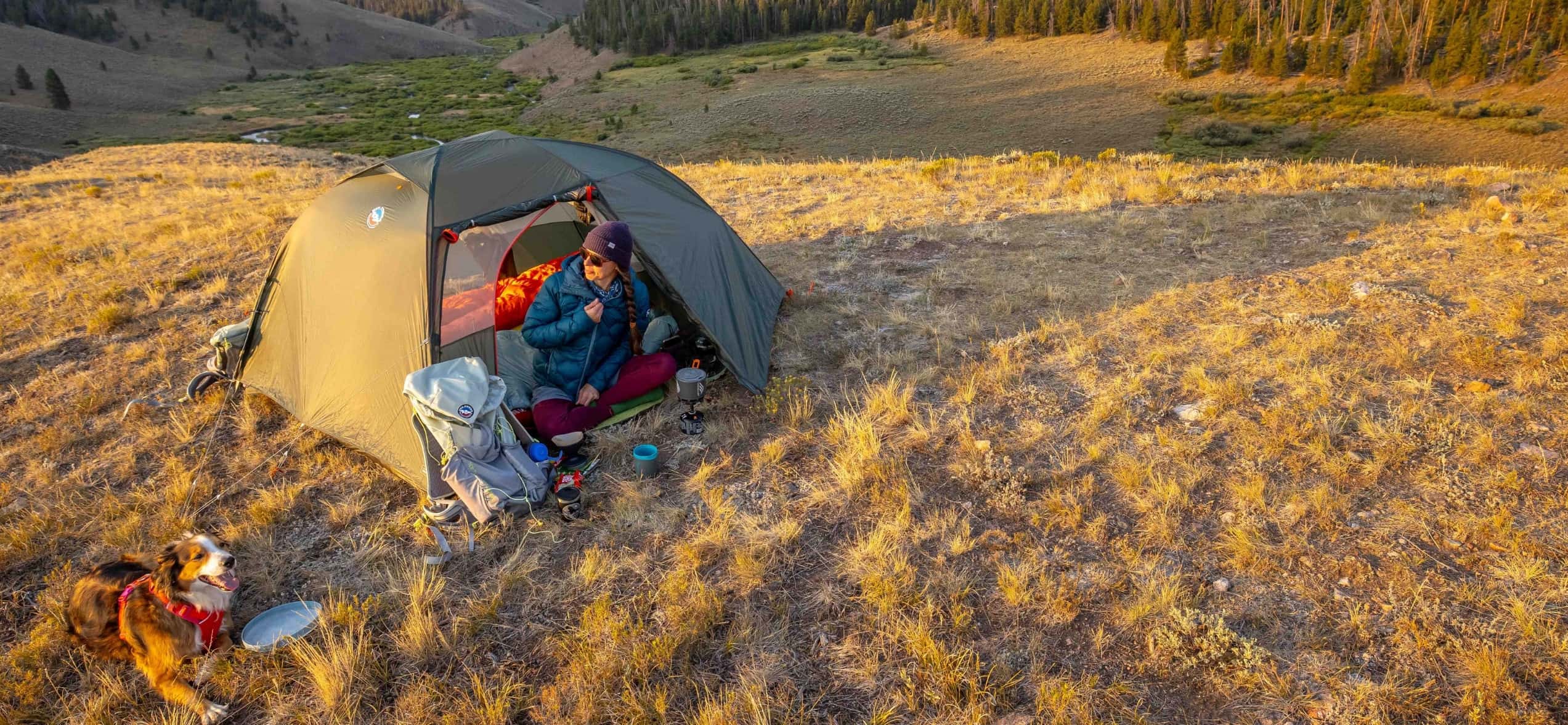 bivouac avec la copper spur ul big agnes