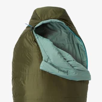 Sac de couchage synthétique Anthracite 30 Long (Left)