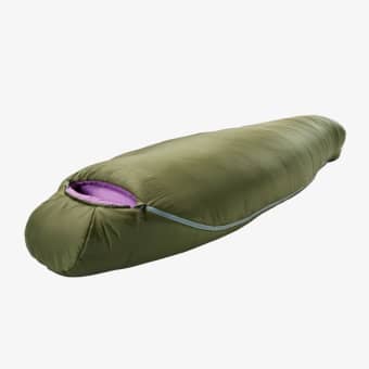 Sac de couchage synthétique Ws Anthracite 30 Long (Right)