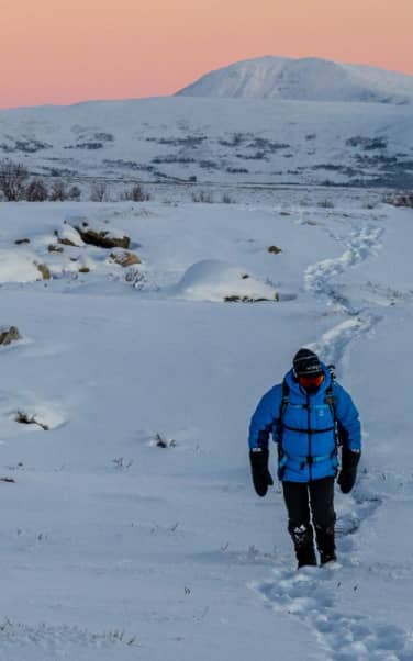 Trek dans la neige
