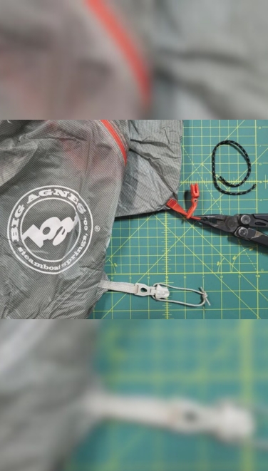 reparation boucle tente big agnes