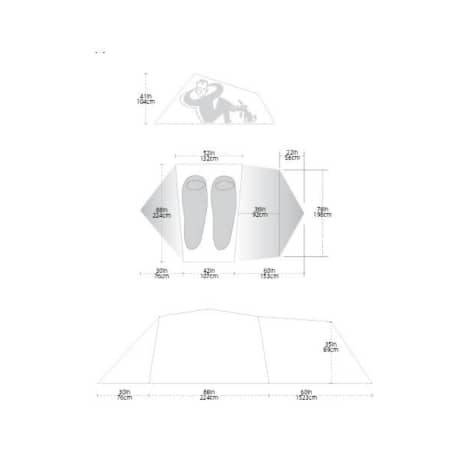 Rainfly Copper Hotel HV UL2 Orange