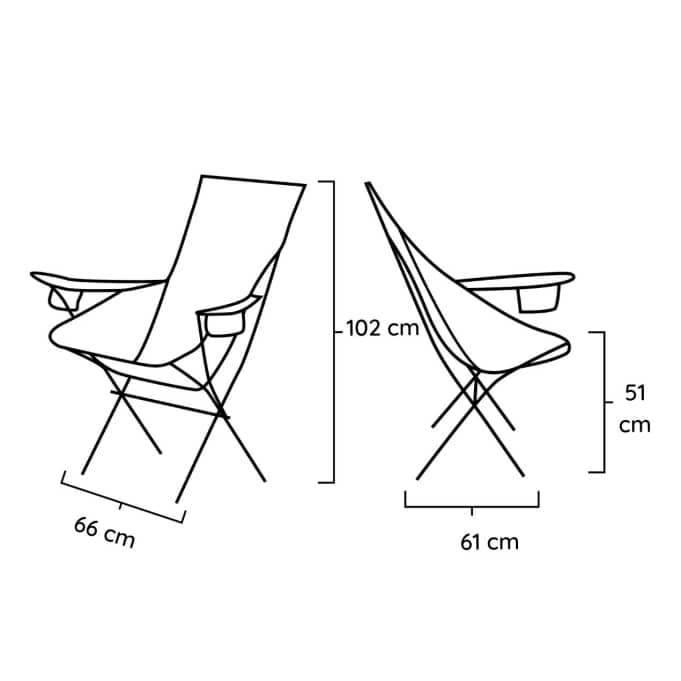 Big Six Armchair Blue Gray