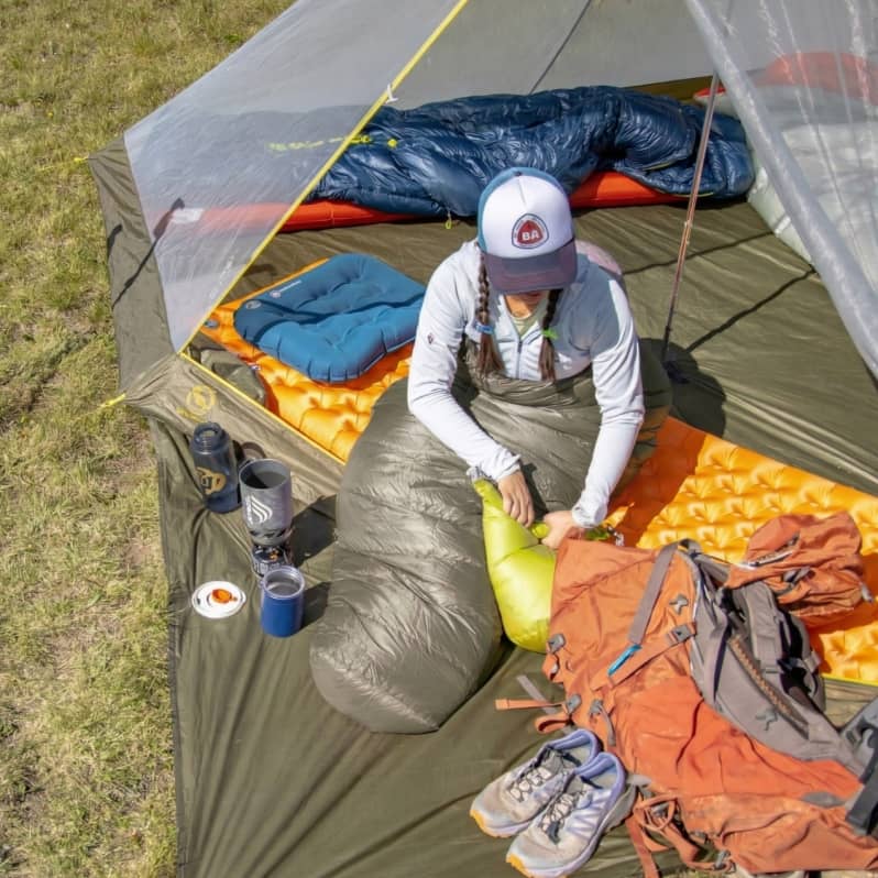 sac de couchage big agnes w's anthracite