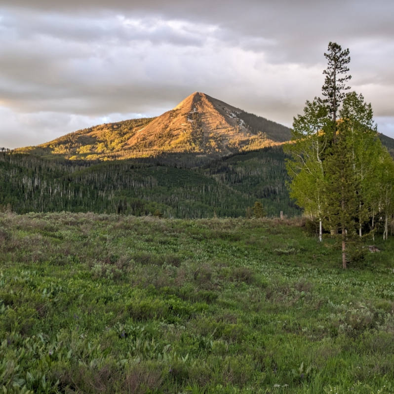 photo du Hahns Peak dans le Colorado